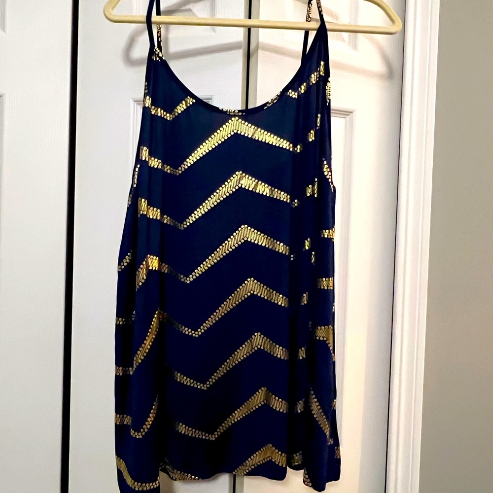 Navy/Gold Cami